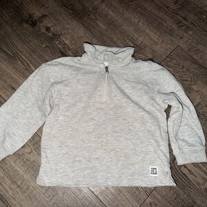 H&M Light Gray Zip-Up Hoodie